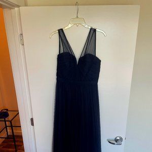 Amsale Alyce Bridesmaid Dress - French Blue - Size 8